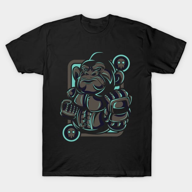 King Kong Fighter T-Shirt by drx23